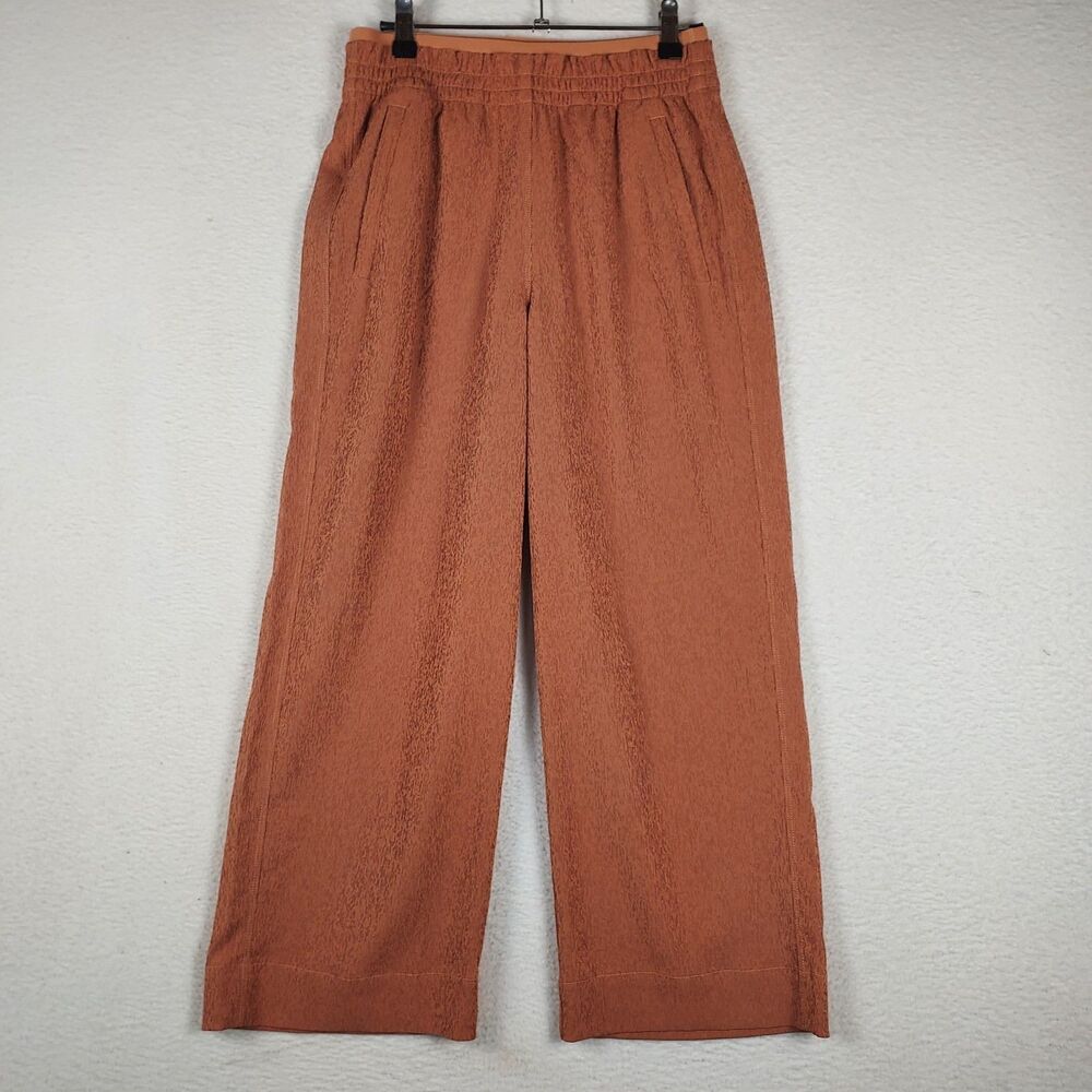 Athleta Womens 2 Echo Wide Leg Pants Pull On Casual Lightweight